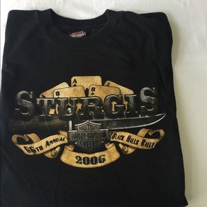 Genuine HARLEY DAVIDSON XL black short sle…